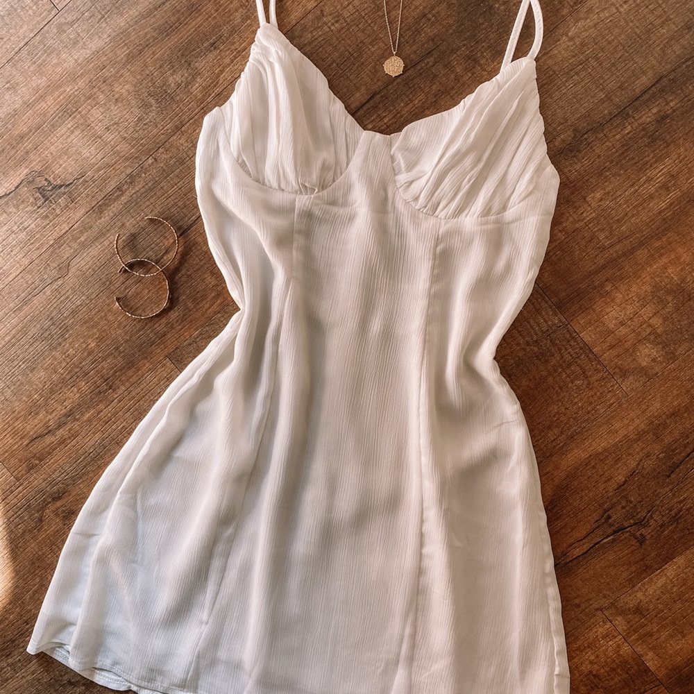 Princess Polly White Mini Dress ✨